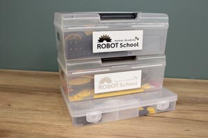 パーツを組み合わせていろんなロボットが作れるよ